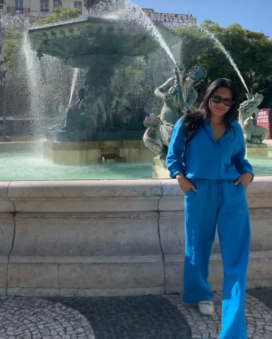 Blue Linen Set - Image 1