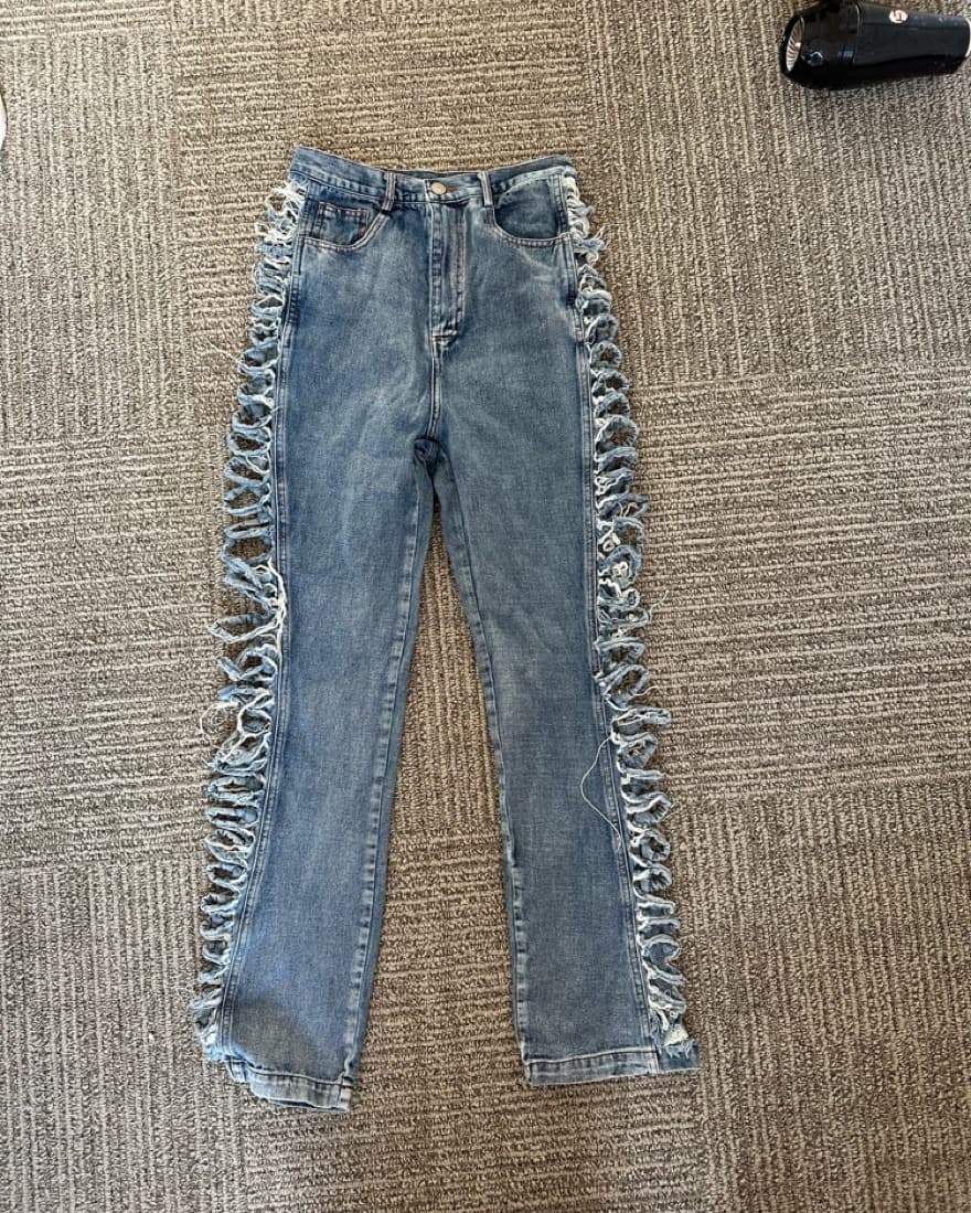 Rehab Lab Ripped Sides Jeans - Image 1