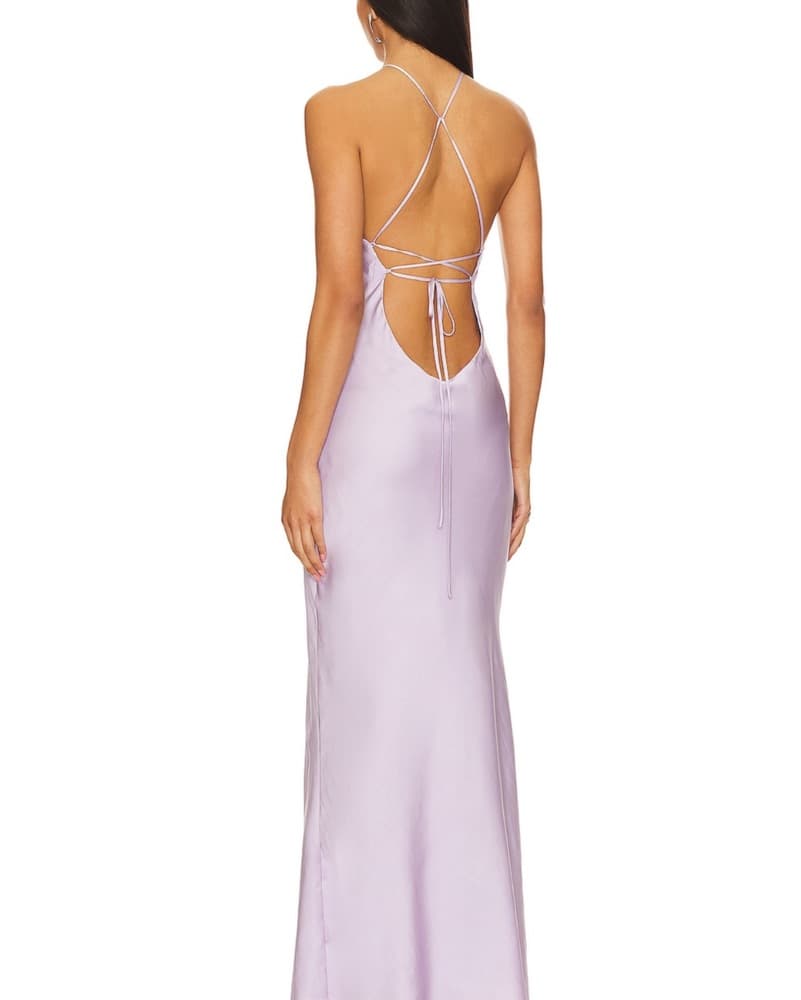 Kira Maxi Dress In Lilac  - Image 3