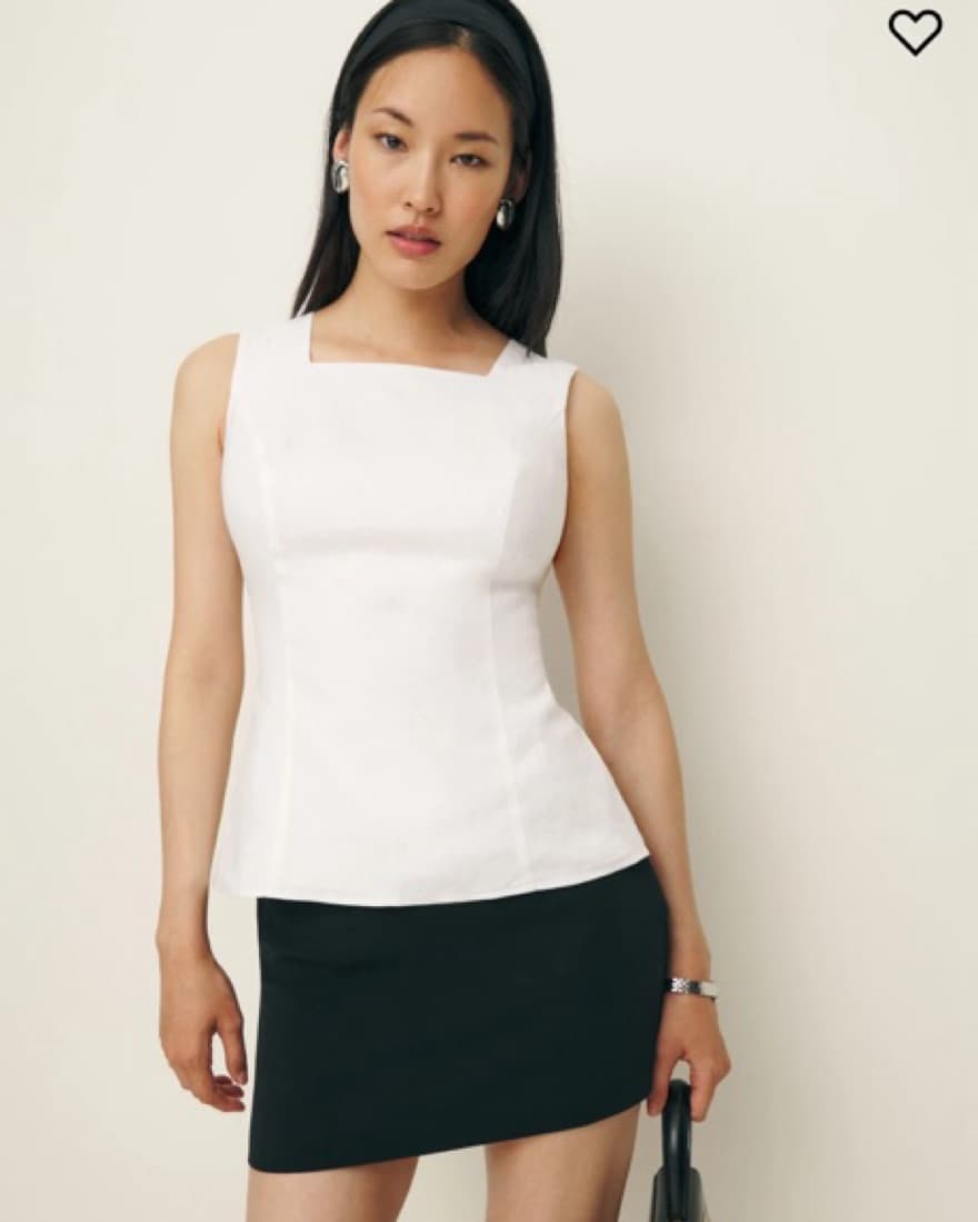Reformation Kiko Linen Top - Image 1
