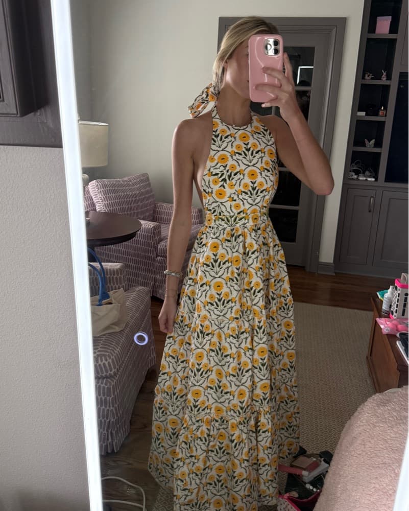 Agua Bandita Naranja Mimosa Maxi Dress - Image 4