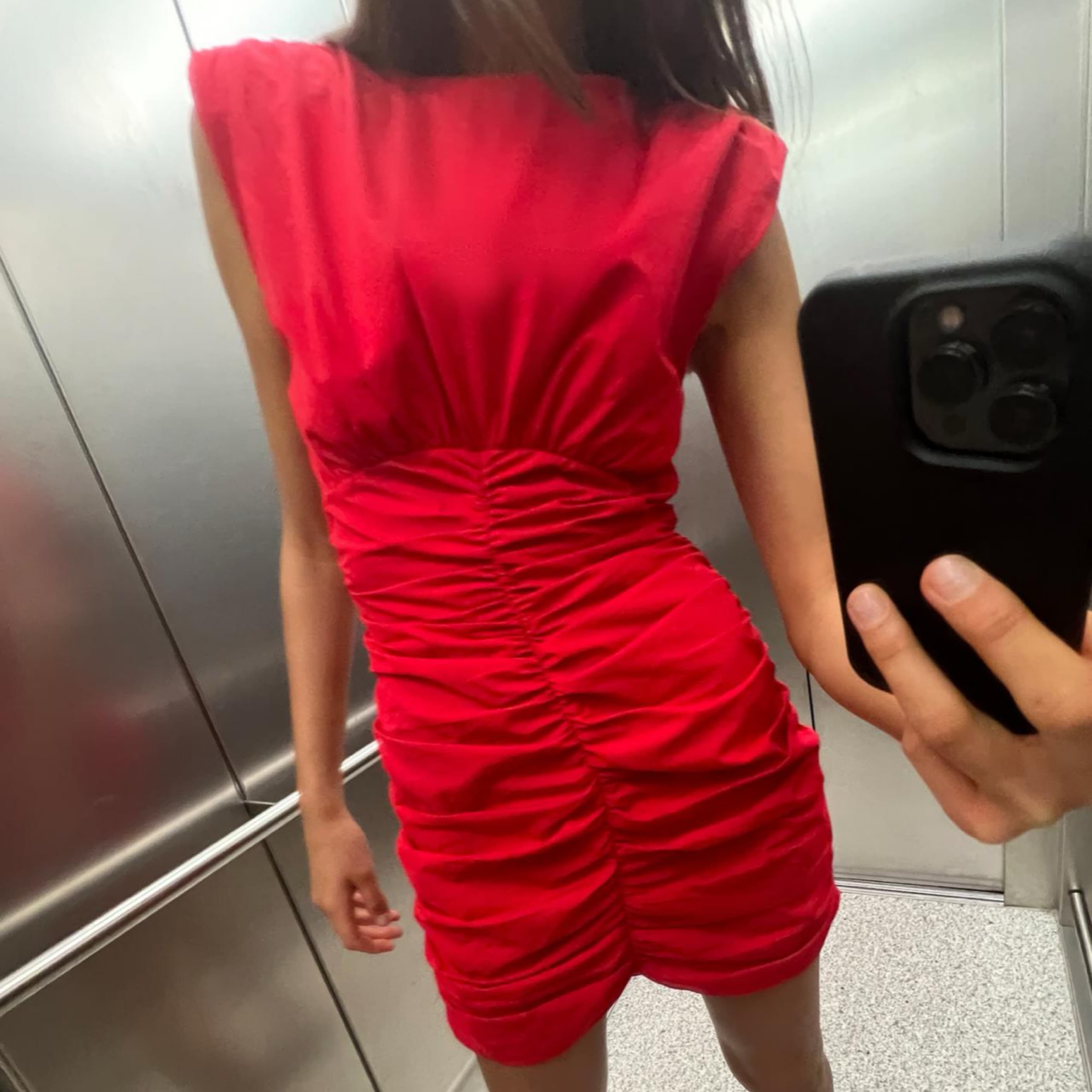 Zara Mini Red Dress - Image 2