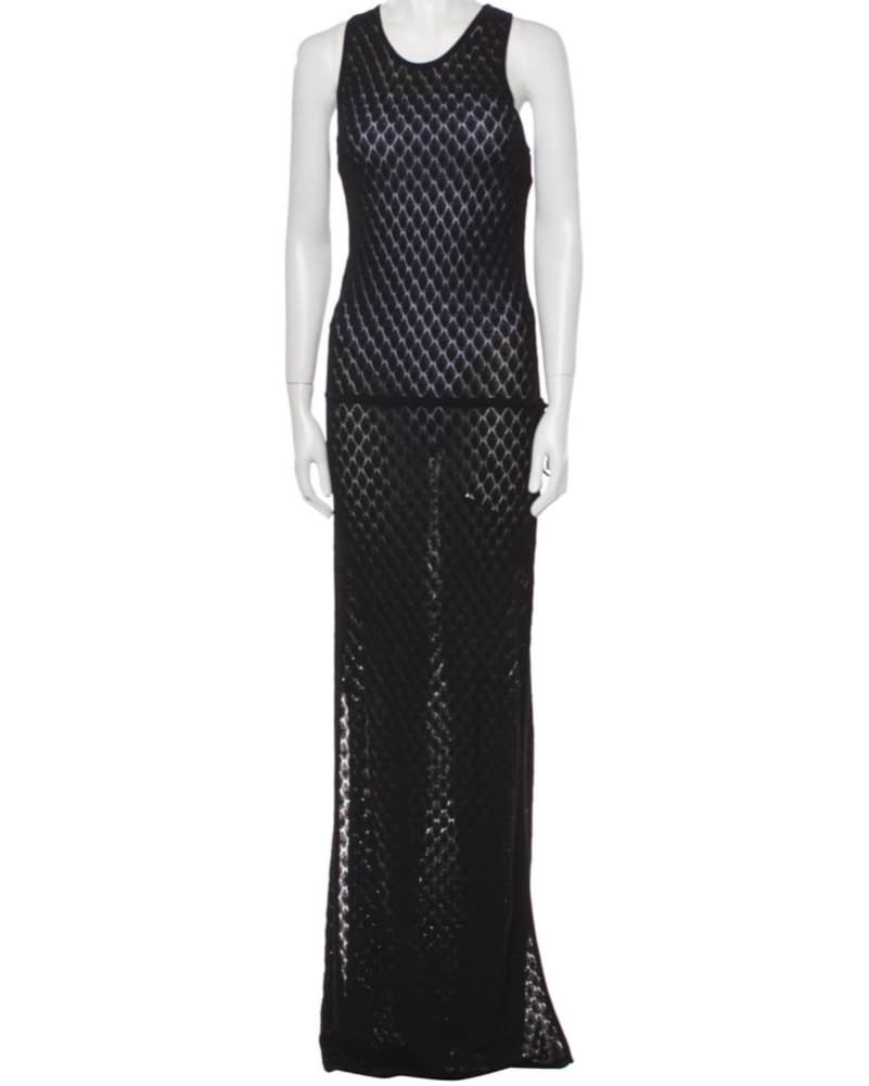 Sleek Swim Cover Up Maxi Dress - Image 2