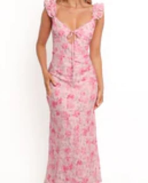Floral Ruffle Maxi Dress - Image 3