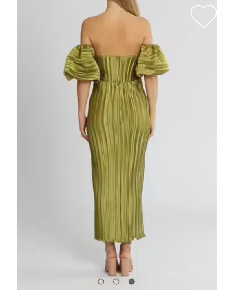 L’idee Sirene Olive Dress - Image 4