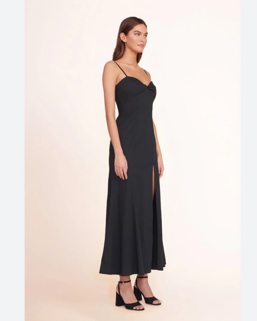 Staud Nataly Black Dress - Image 1