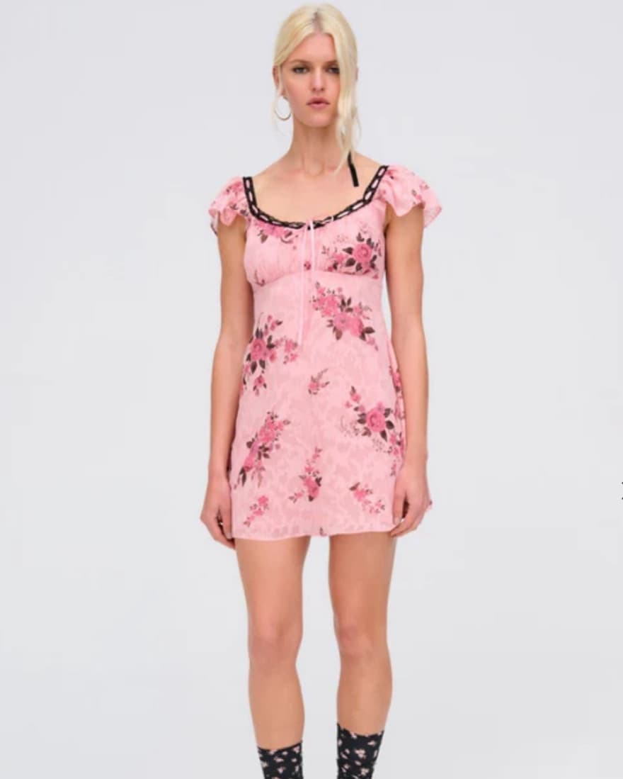 For Love & Lemons Guinevere Mini Dress - Image 1