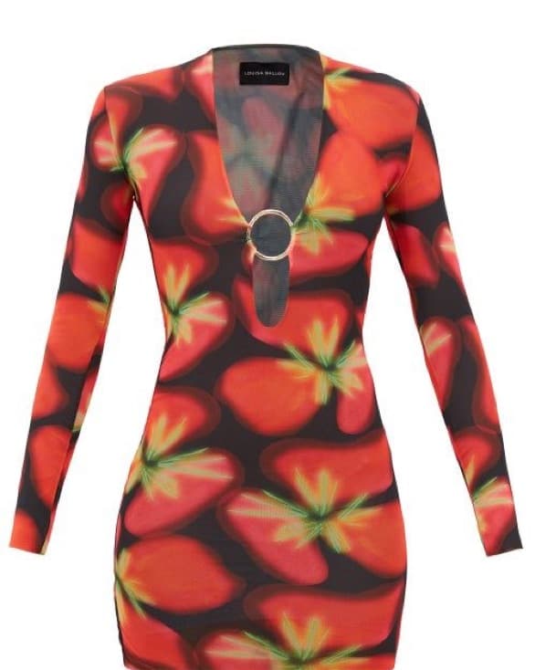 Louisa Ballou Helios Aura Print Dress - Image 4
