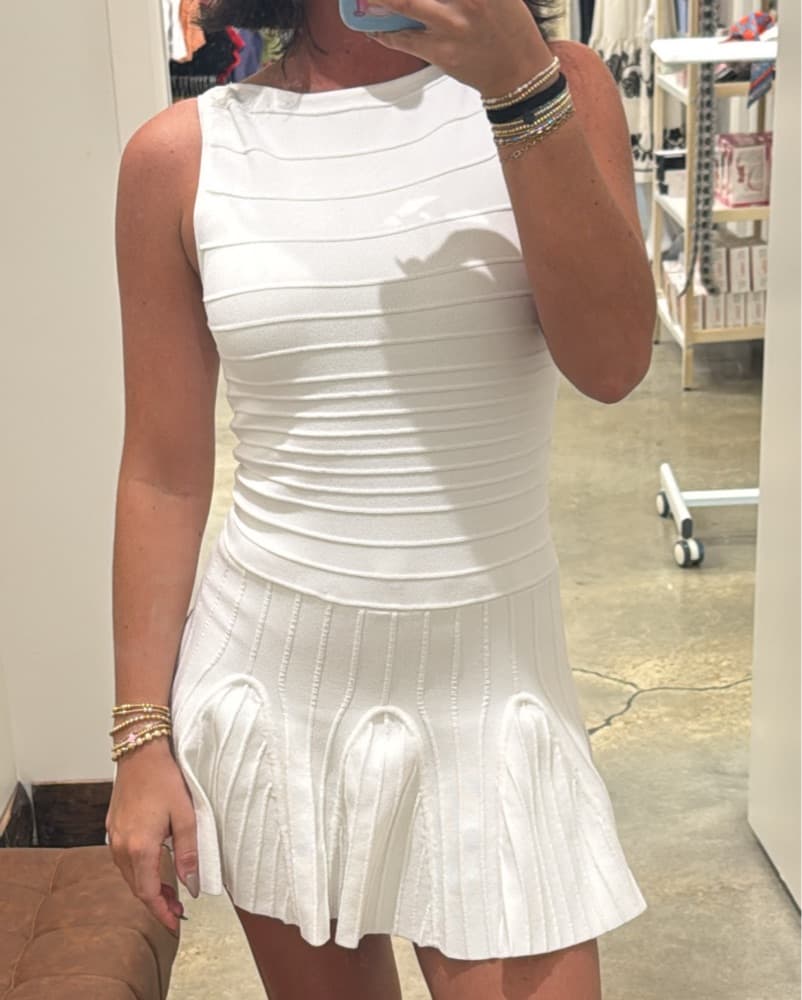 White Mini Dress - Image 1