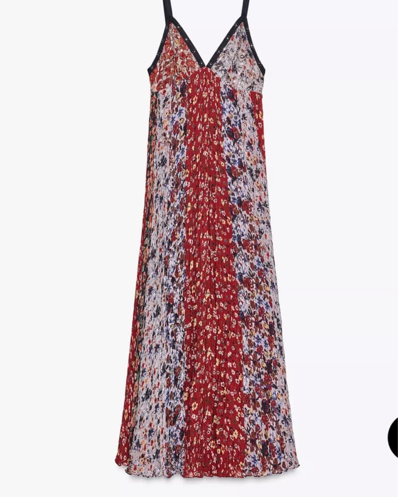 ZARA embellished floral maxi dress - Image 1