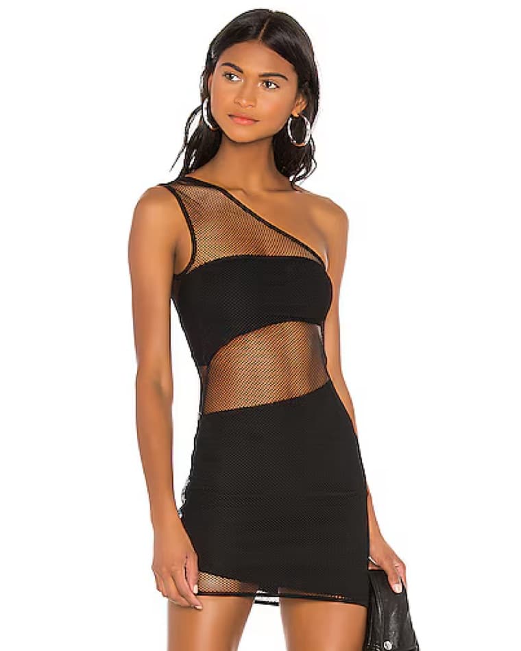 Black Mini Dress Revolve H:ours - Image 1