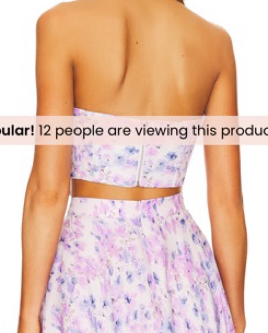 MIRABELLE FLORAL BUSTIER - Image 3
