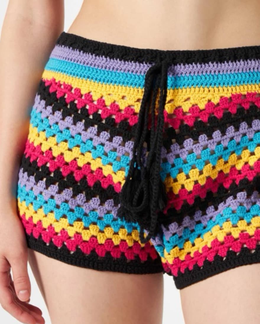 Mc2 Saint Barth Crochet Shorts - Image 2