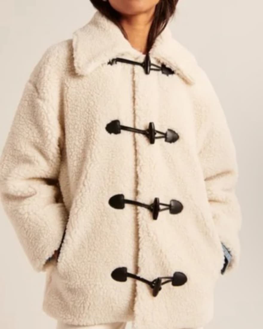 Abercrombie Fitch Toggle Sherpa Coat  - Image 2