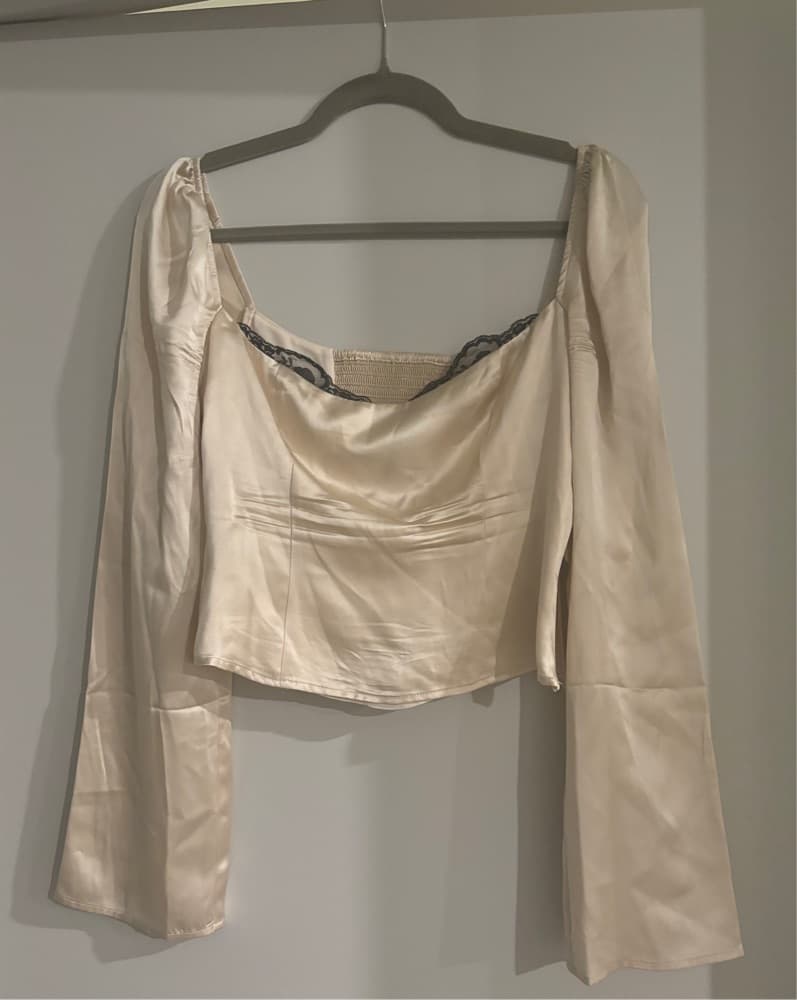 Reformation Rita Silk Top - Image 3