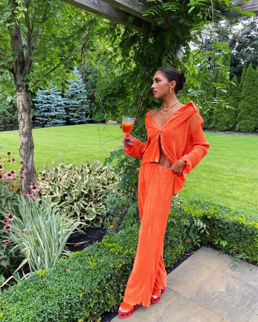 Orange Pant Set - Image 1