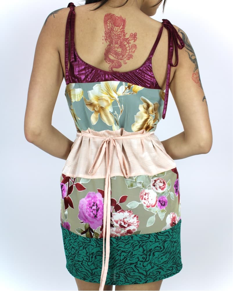 Floral Patchwork Dress - Image 2