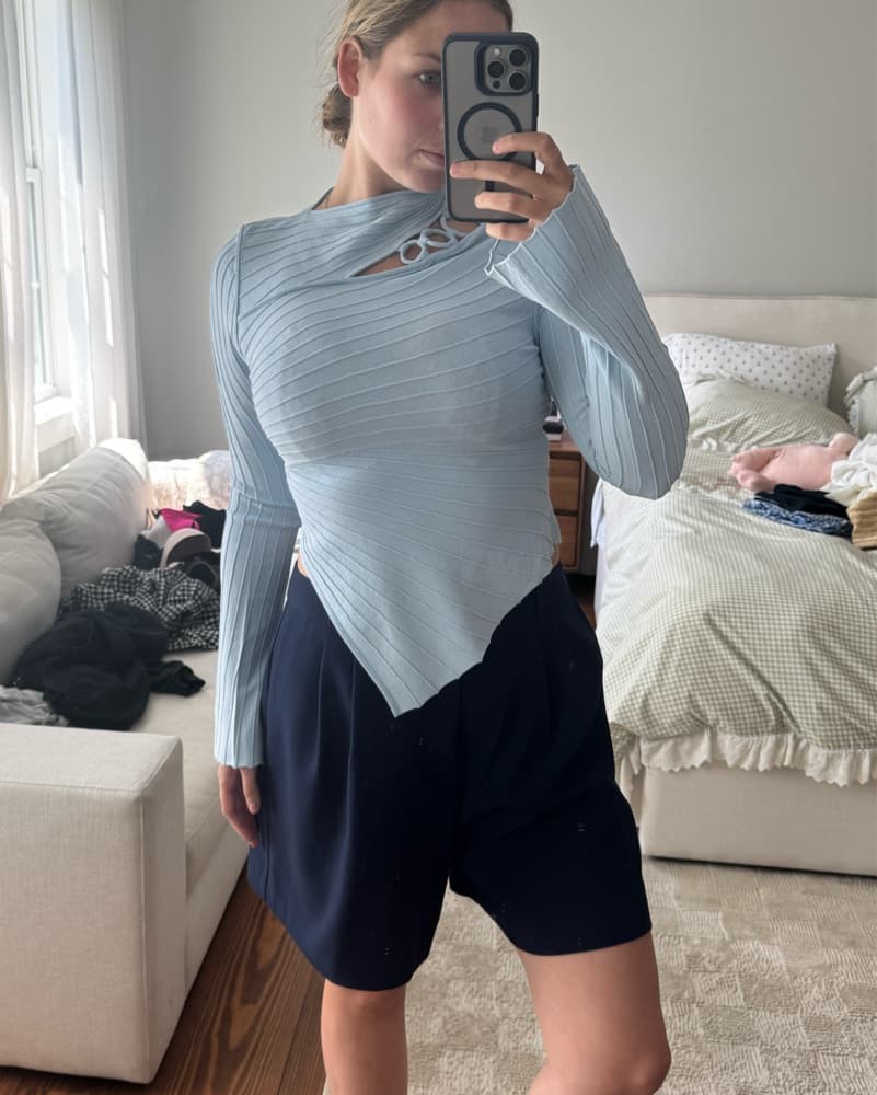 Culta Gaia Baby Blue Top - Image 2