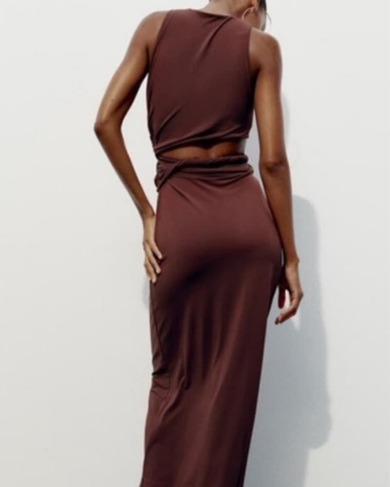 Zara Brown dress - Image 2