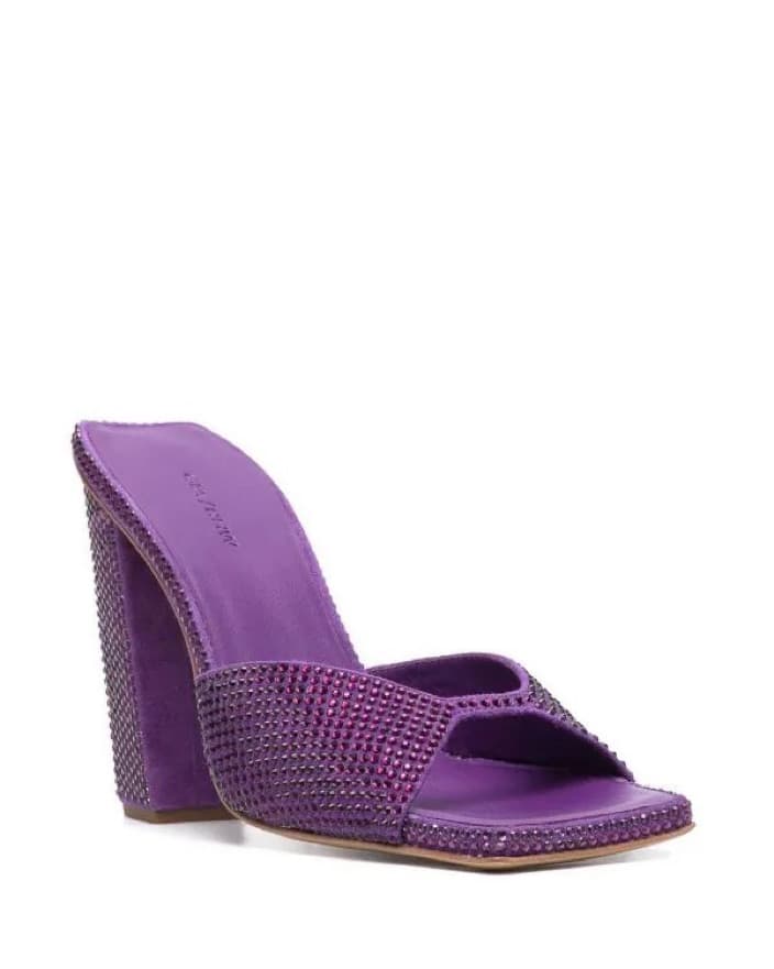 GIABORGHINI embellished mules - Image 1