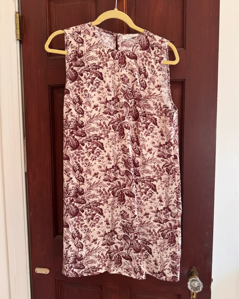 Doen Belina Linen Dress Toile Botanique - Image 2