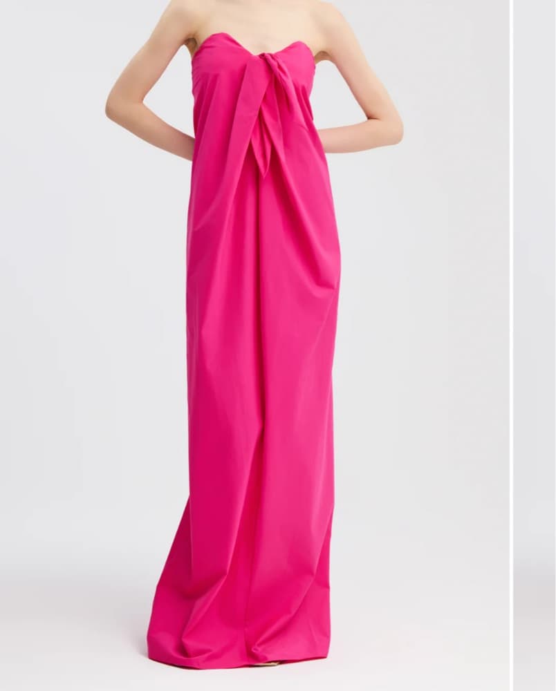 Caroline Constas Pink Gown - Image 3