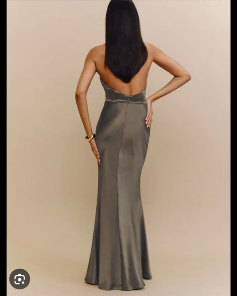 Reformation Yvaine Silk Dress  - Image 4