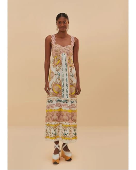 Farm Rio Maritime Maxi Dress - Image 2