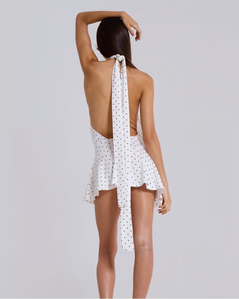 JADED LDN backless enya polka dot dress - Image 2