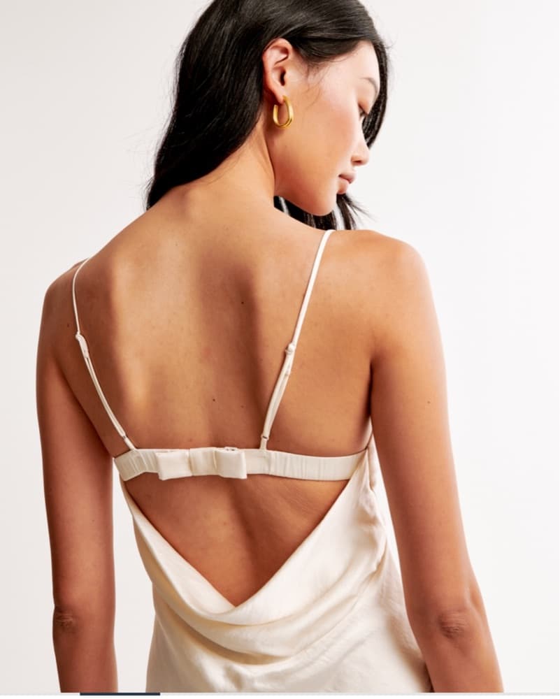 A&F Julia Slip Cowl Bow Maxi Dress - Image 2
