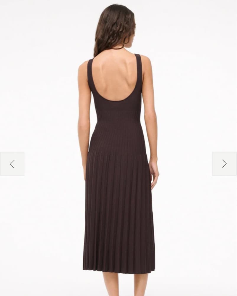 STAUD Ellison Knit Midi Dress - Image 3