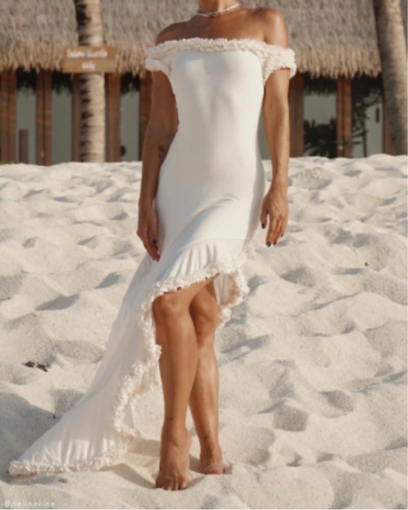 Meshki Ivory Dress - Image 1