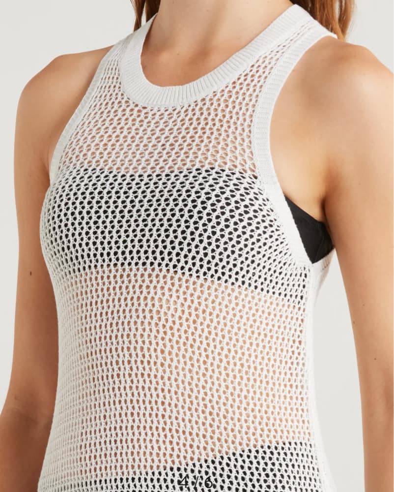 Nordstrom Sheer Open Knit Cover-Up Dress - Image 2