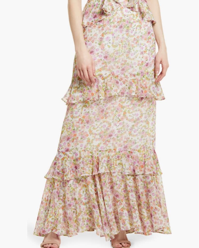Floral Tiered Ruffle Maxi Dress - Image 2