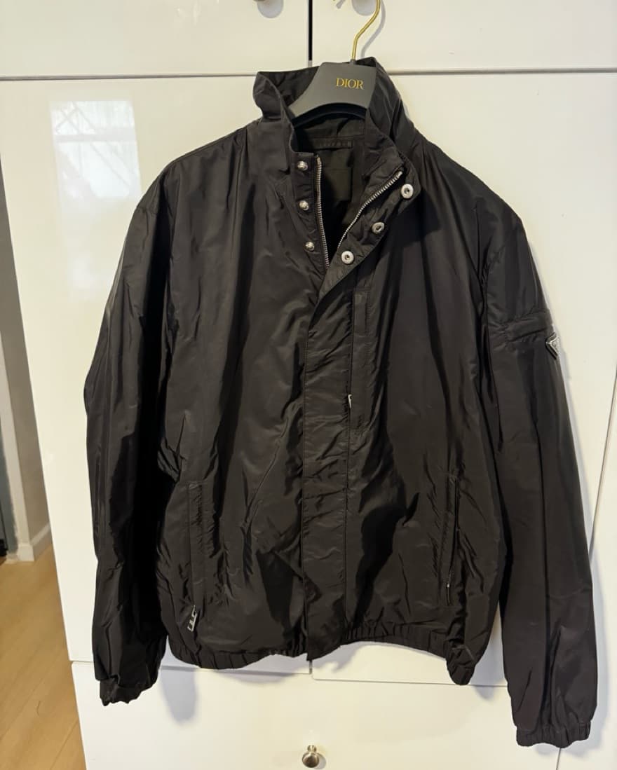 Black Prada Nylon Jacket - Image 2