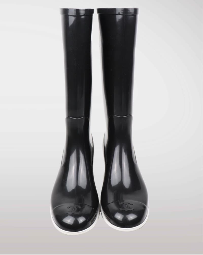 Chanel 'CC' Rain Boots | EU36 - Image 1