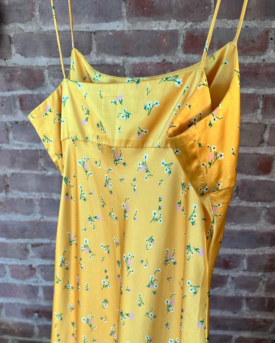 Kourt Yellow Floral Dress - Image 5