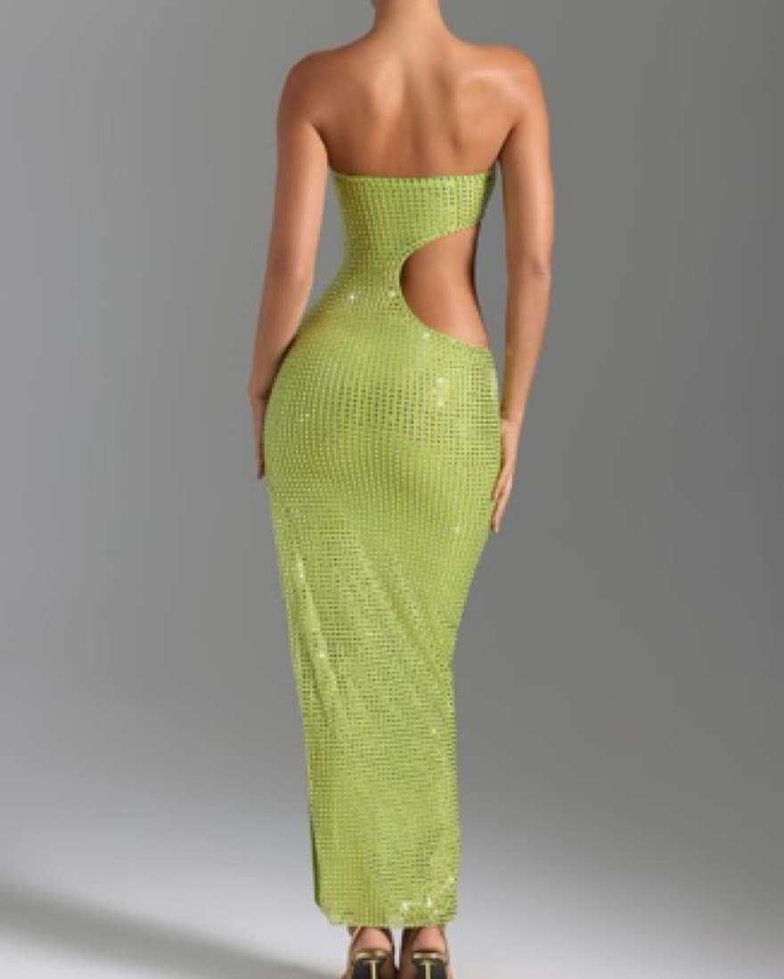 OhPolly Maxi Dress In GREEN - Image 4