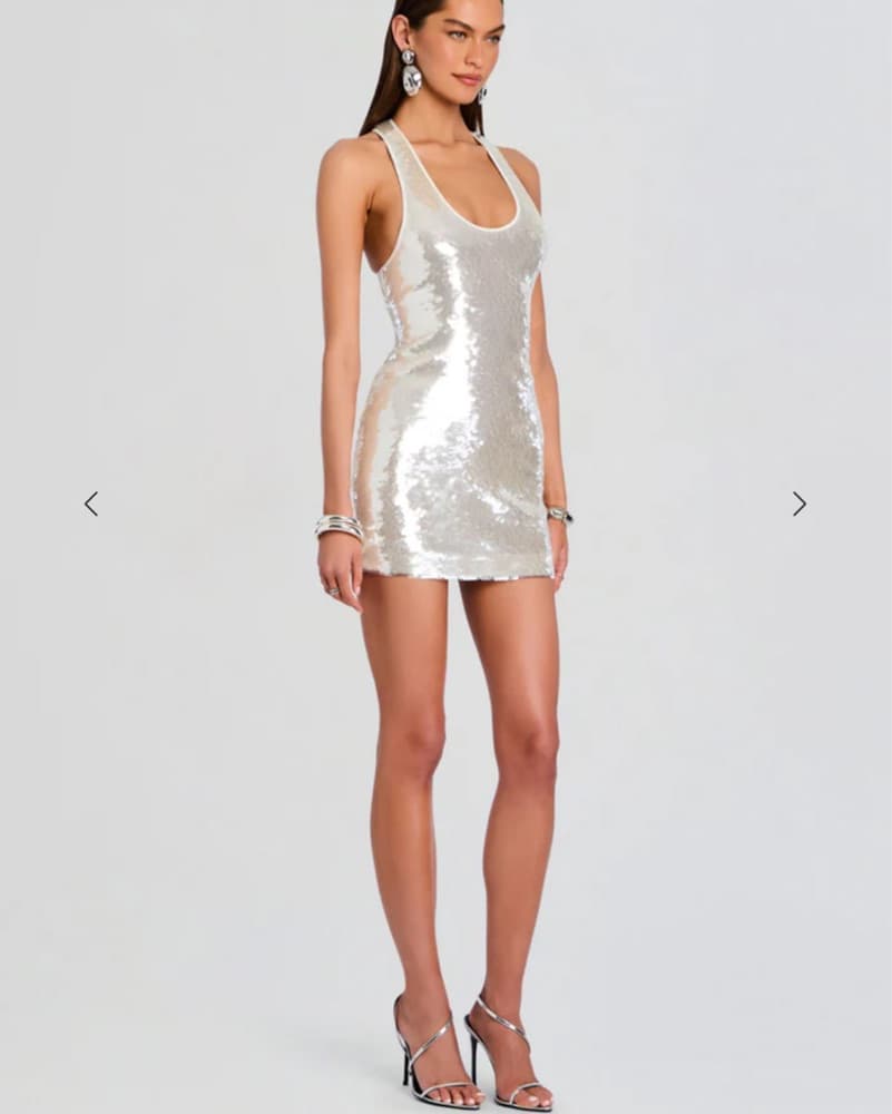 Retrofete Alonda Sequin Dress - Image 3