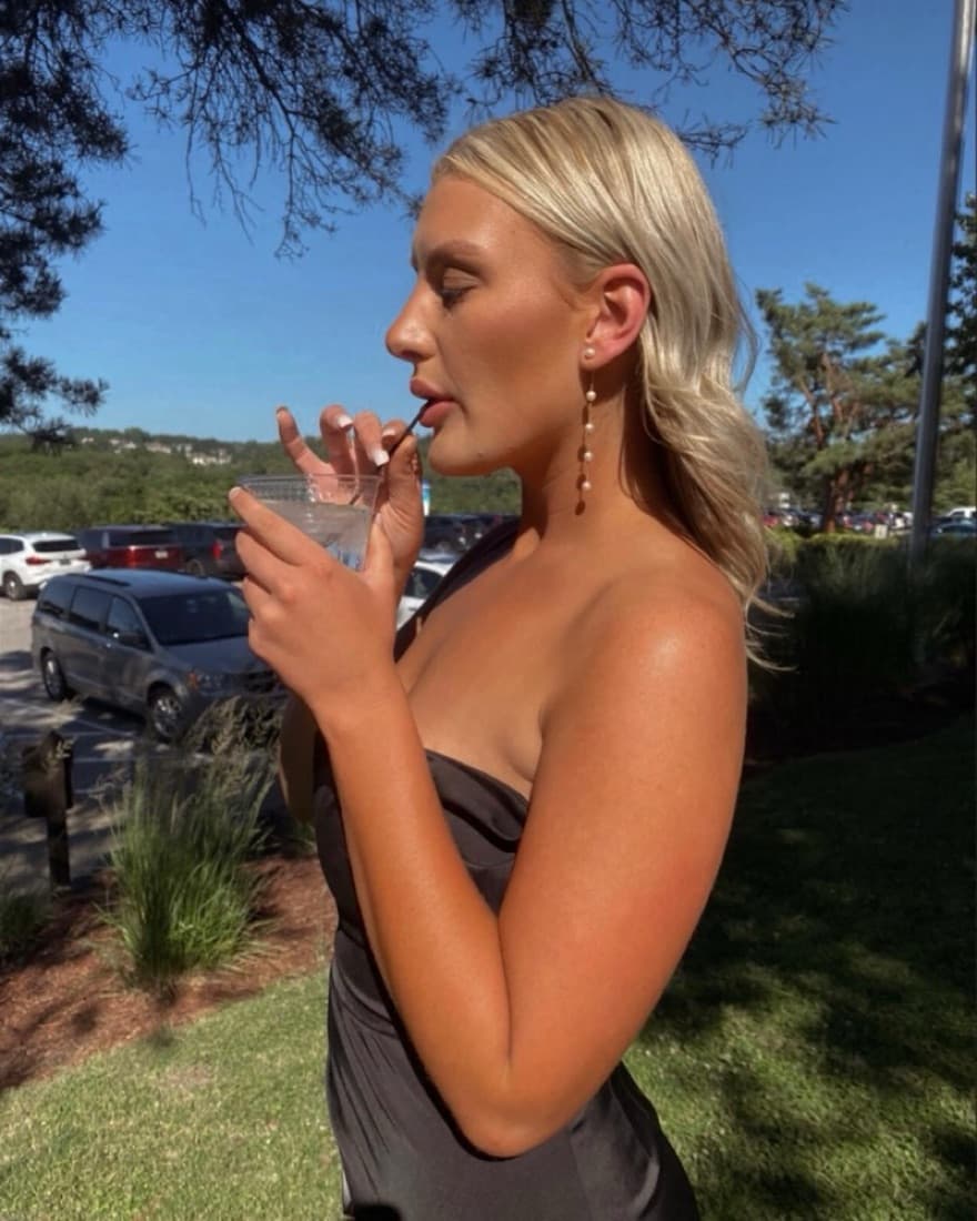 Formal Black Tie Bodycon Dress - Image 2