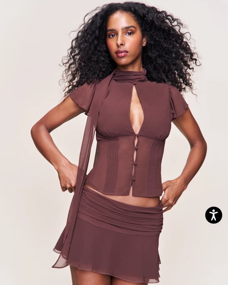 Guizio Ara Top & Eden Mini Skirt Set - Image 1