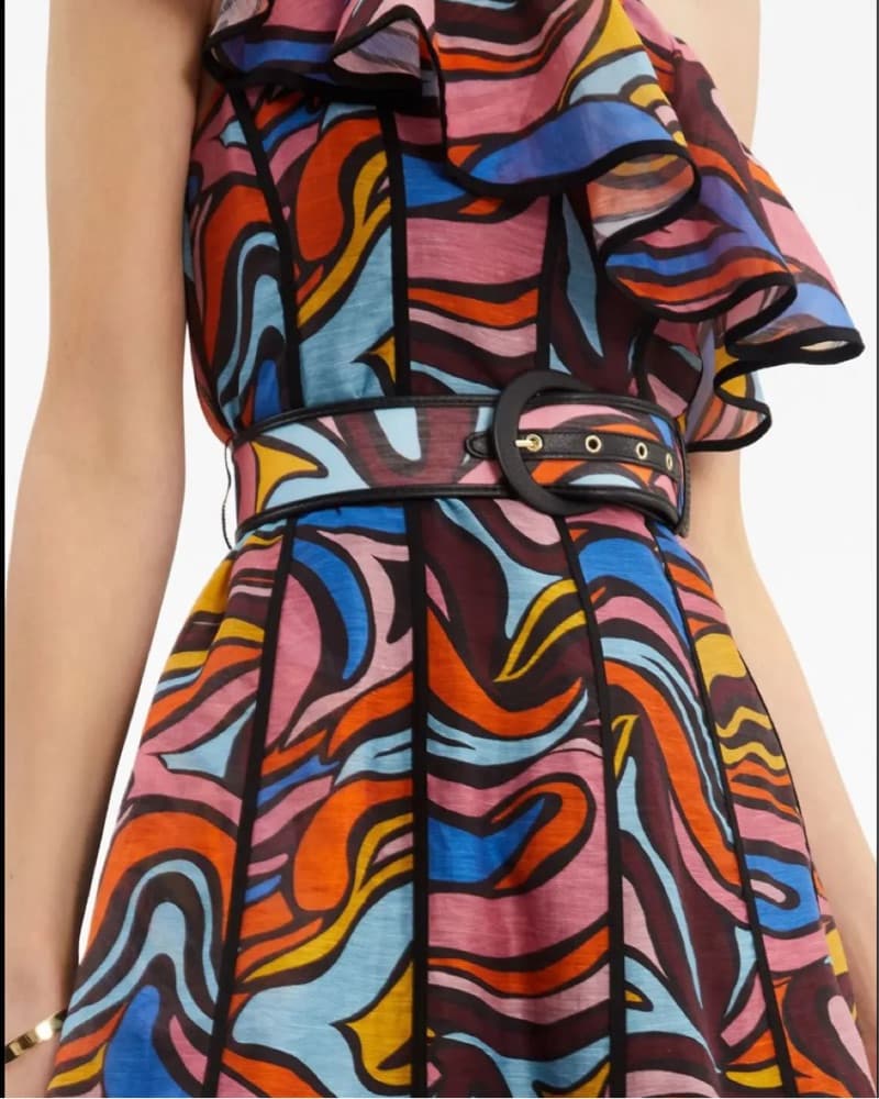 Rebecca Vallance Multicolor One-Shoulder - Image 4