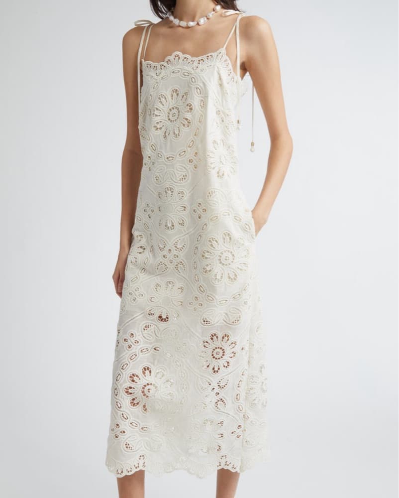 Zimmermann Embroidered Dress - Image 1