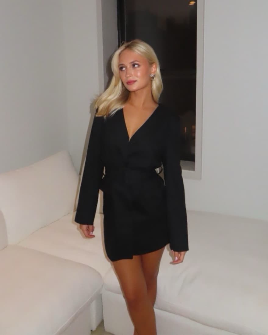 Blazer Dress W Belt  - Image 2