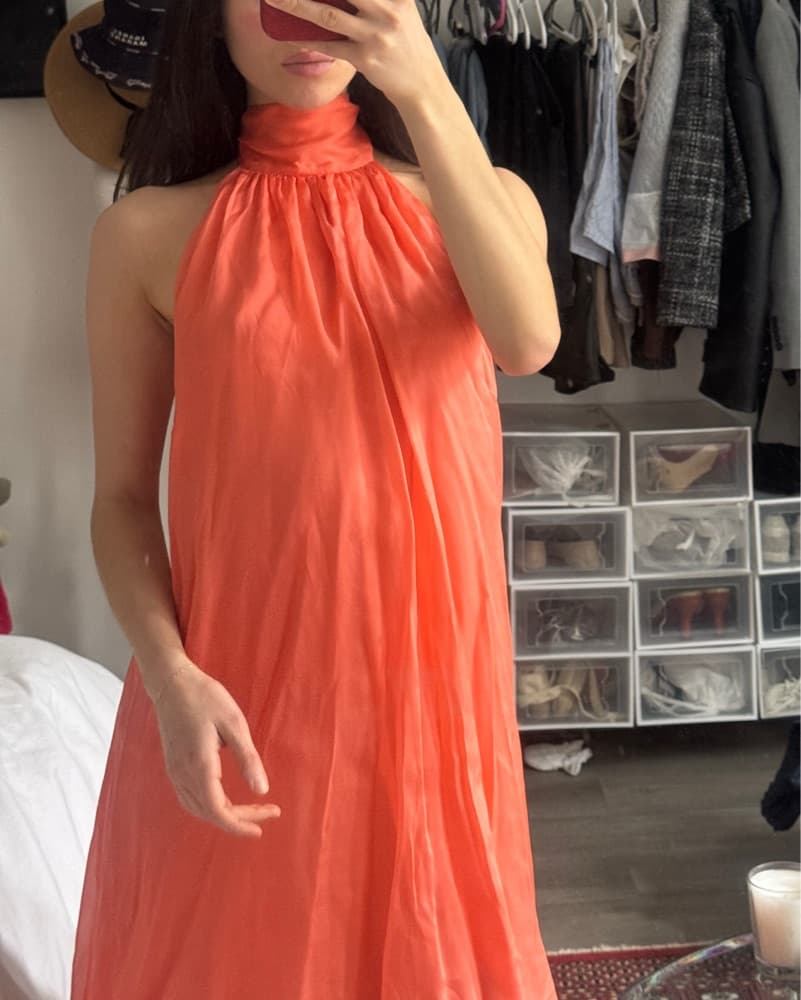 Alice & Olivia Mini Halter Dress - Image 4