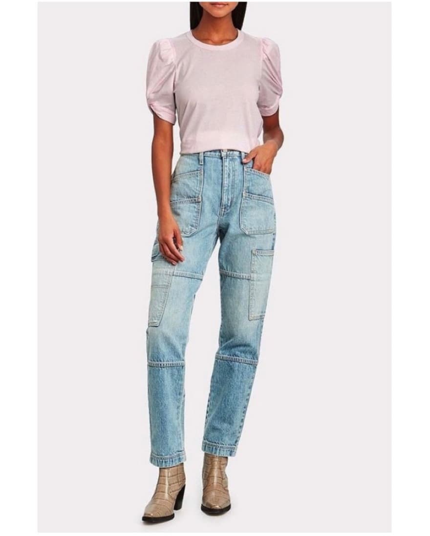 A.L.C. Puff Sleeve Tee NWT - Image 2