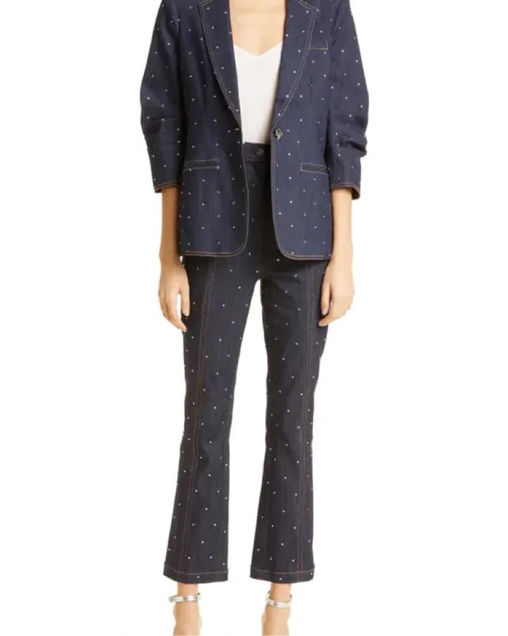 Cinq a Sept Ora Ditsy Denim Pants - Image 3