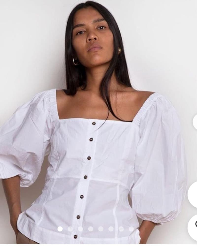 Ganny White Blouse - Image 1