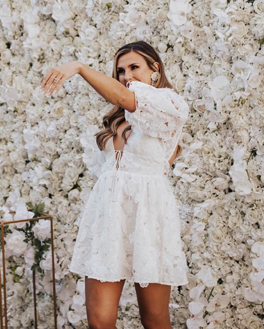 Romantic Lace Cocktail Dress - Image 2