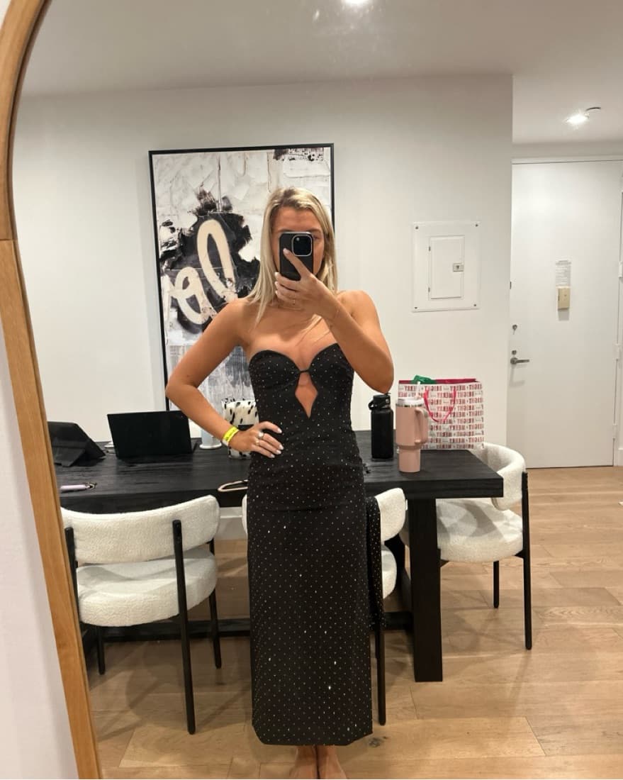 Bardot eleni Midi Dress Black - Image 3